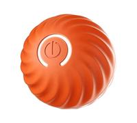 Cpolebev Bola de Juguete ElectróNica para Perros, Bola MóVil Inteligente, Pelota AutomáTica para Saltar, Pelota Rodante para Mascotas, Juguete para Cachorros, Regalos de CumpleañOs, Naranja