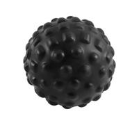 Cpolebev Bola de la Fascia de Toque Espuma de PU Bola de Masaje de Fitness de RelajaciÓN Muscular Impermeable y FÁCil de Limpiar Bola de Cuidado de -Negro