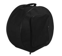 Cpolebev Bolsa Compacta para Caja de Tambor, Mochila con Correa para el Hombro, Bolsillos Exteriores, Accesorio para Instrumentos Musicales, Negro, 40x18cm