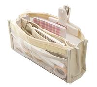 Cpolebev Bolsa de LáPices de Gran Capacidad de 6 Estuche de LáPices de PapeleríA Bolsa de PapeleríA Japonesa Simple de Alto Valor
