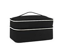 Cpolebev Bolsa Organizadora de Suministros de Costura, Bolsa Organizadora de Accesorios de Caja de Costura de Doble Capa,A