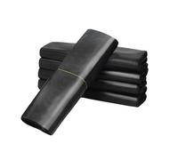 Cpolebev Bolsas de Basura de Plástico Negras de Gran Capacidad, 100 Unidades, Bolsas de Basura Duraderas y Reciclables con Asas para el Hogar y la Cocina, 32 X 52 cm