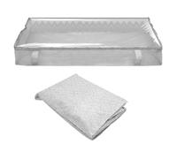 Cpolebev Bolsas para Debajo Cama Plegables Cajas Almacenamiento Grandes Debajo de la Cama Bolsas Almacenamiento Ropa para Debajo de la Cama Transpirables Gruesas Organizador con Cremallera