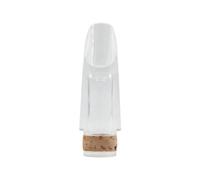 Cpolebev Boquilla de Clarinete con Llave B, Boquilla Transparente ABS, Boquilla para Clarinete, Accesorios para Instrumentos de Viento