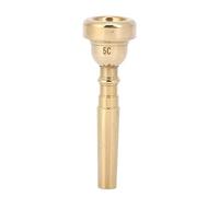 Cpolebev Boquilla de Trompeta de LatóN Chapado en Boquilla de Trompeta 5C Accesorios para Instrumentos Musicales