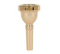 Cpolebev Boquilla para TrombóN 6 1/2 (6 y Medio) AL Boquilla, para Fino Tenor TrombóN Boquilla Ejercitador de Dedos, Dorado