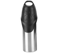 Cpolebev Botella de Agua PortáTil para Perros - Botella de Agua de Viaje para Perros de Acero Inoxidable para Mascotas Caminar al Aire Libre, Senderismo, Viajes, 750 Ml