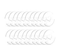 Cpolebev Botones de Pompones Extraíbles para Sombreros, 20 Piezas de Soporte para Pompones, Herramientas de Sujeción para Hacer Sombreros de Punto, Soportes para Pompones