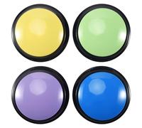 Cpolebev Botones Grabables para Perros, Botones para Perros para ComunicacióN Zumbador de Entrenamiento de Mascotas, Juego de Botones Parlantes para Perros, Regalo Divertido, 4 Piezas