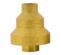 Cpolebev Broca de Diamante para Chaflán de 20-35-50 Mm, Amoladora Angular, con Rosca M10 para Agrandar Mármol, Azulejo, Mampostería, Hormigón, Porcelana