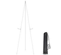 Cpolebev Caballete para ExhibicióN de Carteles y Carteles de Boda, Caballetes de 63 Pulgadas de Alto para Soporte de ExhibicióN, Caballete PortáTil Plegable para Carteles