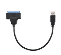 Cpolebev Cable Adaptador USB 3.0 una SATA para Unidades SSD/HDD de 2.5 Pulgadas-Convertidor Externo y Cable SATA una USB 3.0, USB 3.0 - Convertidor SATA III(Cable Convertidor SATA-USB 3.0)