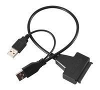 Cpolebev Cable Adaptador USB2.0 una SATA de 48 Cm para Disco Duro Externo SSD de 2.5 Pulgadas