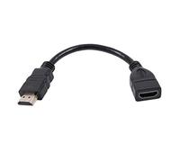Cpolebev Cable -Compatible Macho A Hembra Extensor Corto Y Conveniente para Chrome Cast, Fire, Stick Conexión A TV