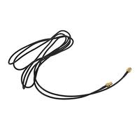Cpolebev Cable de ExtensióN de Antena WiFi RP-SMA Macho una RP-SMA Adaptador de Conector RF Hembra RG174 2M