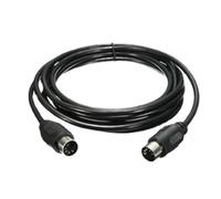 Cpolebev Cable de Extensión MIDI de 5 Macho A Macho Cable de Extensión MIDI de Alta Calidad para Instrumento de Guitarra y Piano Eléctrico 2M