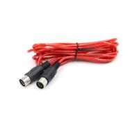 Cpolebev Cable de Extensión MIDI de 5 Macho A Macho, Cable MIDI para Piano Eléctrico, Guitarra, Instrumento, Cable de PC de 0,