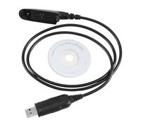 Cpolebev Cable de programacion USB para Radio HT750 HT1250 PRO5150 GP328 GP380 GP380 GP640 GP680 GP960 GP1280 PR860 Walkie Talkie