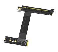 Cpolebev Cable Elevador M.2 NVME A PCIE X16 Adaptador Cable de Extensión de Gráficos 90 Grados PCI Express 3.0 16X A M Key Cable Elevador A