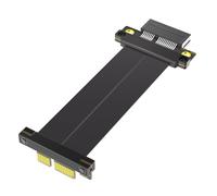 Cpolebev Cable Elevador PCI-E4.0 X4 Cable de Extensión PCIe Gen4 4X A 4X Extensor de Cinta de Tarjeta Elevadora PCI Express de 8 GB para PC y Portátil