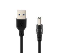 Cpolebev Cable USB Cable De Alimentación De Enchufe De 5.5Mm / 2.1Mm 5V DC