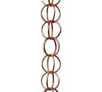Cpolebev Cadena de Lluvia de Hoja de Acero, Regalo de JardíN para Mamá, Canaletas, Colector de Lluvia para Bajante con Adaptador, Copas de Flores Gruesas C