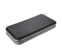 Cpolebev Caja Cartera Bolsa de Almacenamiento 80 Discos Album CD DVD - Negro
