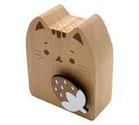 Cpolebev Caja de Música de Cuerda con Forma de de Madera, Movimiento Musical con Mecanismo Giratorio para Regalos de Cumpleaños B
