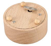 Cpolebev Caja De Música Redonda En Regalo para Día De San Valentín Cumpleaños Figuras De Acción Figuras De Resina De En Miniatura No Hay Música Especificada