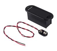 Cpolebev Caja Sostenedor de Batería 9V para Fonocaptor de Bajo Guitarra