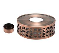 Cpolebev Calentador de Té de Acero Inoxidable Duradero, Base Calefactora, Tetera, Estufa de Té Caliente, Tetera Vela Juego de Té