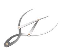 Cpolebev Calipers Medios Calipers de ProporcióN Dorada Regla de Cejas de Acero Inoxidable 1: 1.618 Herramienta de Medida para Maquillaje de Tatuajes