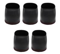 Cpolebev Cama de Goma Silla de Oficina TapóN de Rueda Patas de Muebles Copas con Ruedas Pies de Silla Protectores de Piso Almohadillas de Fieltro