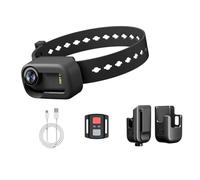 Cpolebev Cámara para Collar de Mascotas 4K 30Hz, Cámara WiFi para Mascotas, Cámara de Vlog de Animales, Mini Cámara de Acción para Grabaciones de Video, Cámara para Collar de Perro
