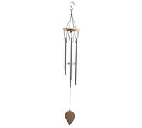 Cpolebev Campanas de Viento para Exteriores, Campanas de con Gancho en Forma de S, Colgante de Madera para Bricolaje, Campanas de Viento para JardíN