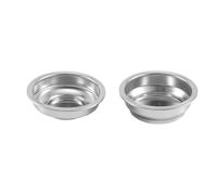 Cpolebev Canasta de Filtro para Té para Café de 58 Mm de Acero Inoxidable 2 Piezas para MáQuina de Café Expreso Accesorios Cuenco de Polvo Presurizado