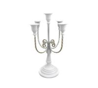 Cpolebev Candelabro de 5 Candelabro Candelabro Vintage DecoracióN de Fiesta de Boda DecoracióN de Mesa Vintage,