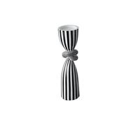 Cpolebev Candelabro Giratorio una Rayas en y Negro, Adorno de Resina, DecoracióN de Mesa de Comedor, Portavelas Irregular, Soporte-A