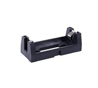 Cpolebev Carcasa de PláStico 3V CR123a BotóN Celda Enchufes de Batería Estuche Soporte Negro