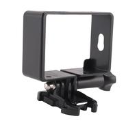 Cpolebev Carcasa Protectora Borde Lateral Caso para Accesorios de CáMara de Deporte de AccióN Negro