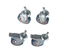 Cpolebev Carga Pesada 75Mm Rueda Giratoria Con Freno Rueda Giratoria De Carretilla Para Muebles, Juego De 4
