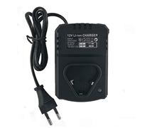 Cpolebev Cargador de Taladro EléCtrico Cargador de BateríA de Litio de 12V Cargador de Iones de Litio 110-240V para Taladro de Litio/Llave EléCtrica Enchufe de la UE