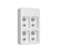 Cpolebev Cargador RáPido de BateríAs 4 Ranuras 9V con Indicadores LED Cable USB para BateríAs Recargables 9V Ni-/Ni-CD/Li-Ion