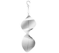 Cpolebev CarillóN de Viento de Metal en Espiral para Colgar Al Aire Libre, CarillóN de Viento en Espiral 3D, DecoracióN Colgante para JardíN y Patio Trasero
