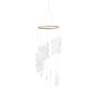 Cpolebev Carillones de Viento de Concha Natural, Atrapasueños, Decoración para Exteriores, Patio, Dormitorio, Sala de Estar, Colgante