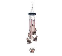 Cpolebev Carillones Viento para Exteriores, Campanillas Viento para Animales, Regalo para Amantes los Gatos, Regalo Cumpleaños, Regalo Conmemorativo, Decoración Jardín y Patio