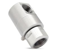 Cpolebev Carrete Giratorio de Manguera de 1/2 Pulgada, Carrete Giratorio de Manguera de Acero Resistente 5024-Ni-AL FXF con Engrasador para Uniones Rotativas Industriales