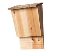 Cpolebev Casa para Murciélagos Al Aire Libre Caja de Hábitat para Murciélagos Caja de Madera Decorativa para Murciélagos de Refugio Casa para Murciélagos de Jardín