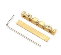 Cpolebev Cejilla de Latón para Guitarra Eléctrica, 42 mm, Ajustable, Cejuela de Latón, Cejuela para Guitarra, Repuestos para Guitarra Eléctrica de 6 Cuerdas