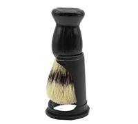 Cpolebev Cepillo de Barba de Madera de Cerdas de Suave, Herramienta de Afeitado para PeluqueríA, Kit de Peine de Bigote para Hombres, Juego de Soporte de Afeitado